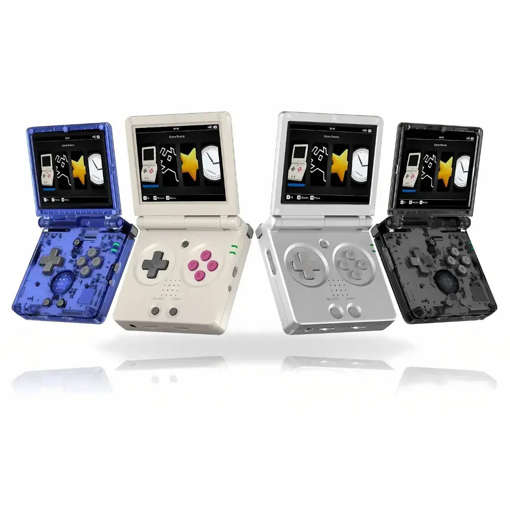 Console portable rétro Anbernic RG35XXSP à clapet, format Game Boy Advance SP