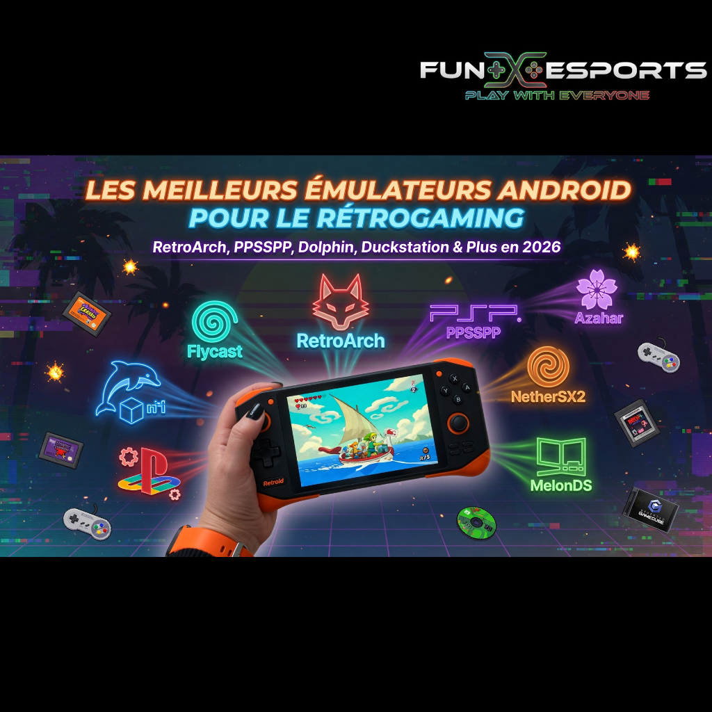 Les Meilleurs Émulateurs pour Consoles Portables Android (2026)