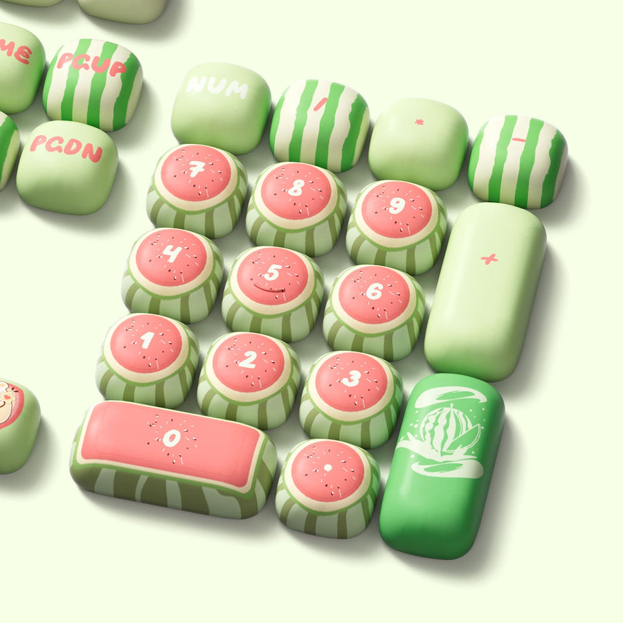 Set de keycaps PBT Akko, profils MOG/MOA/MAO, dye-sublimation 5 faces, tiges MX (visuel 18)