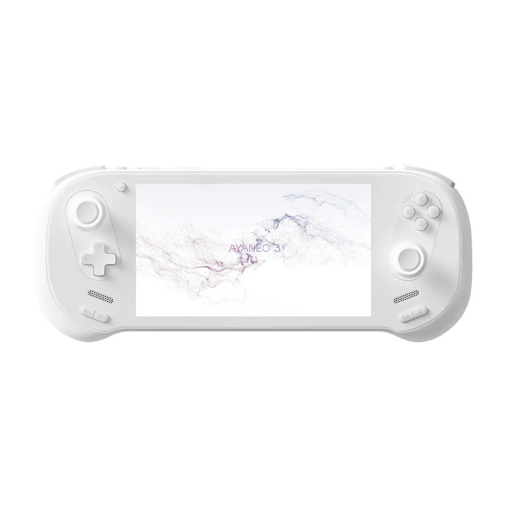 Manette de jeu AYANEO 3 AMD Ryzen™ AI avec écran OLED 144Hz et design moderne.