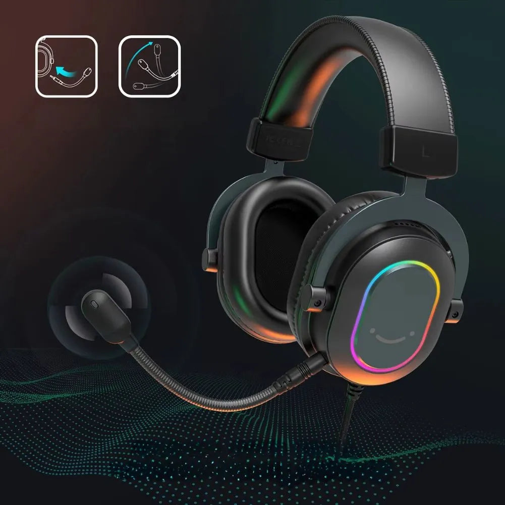 Casque Filaire Fifine H6 de couleurs noir rgb