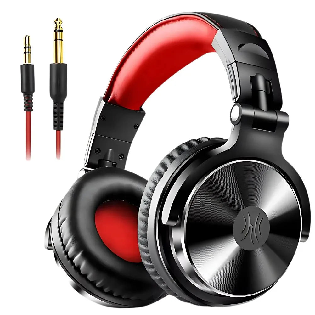 Casque Gaming OneOdio A10 PRO de couleur rouge