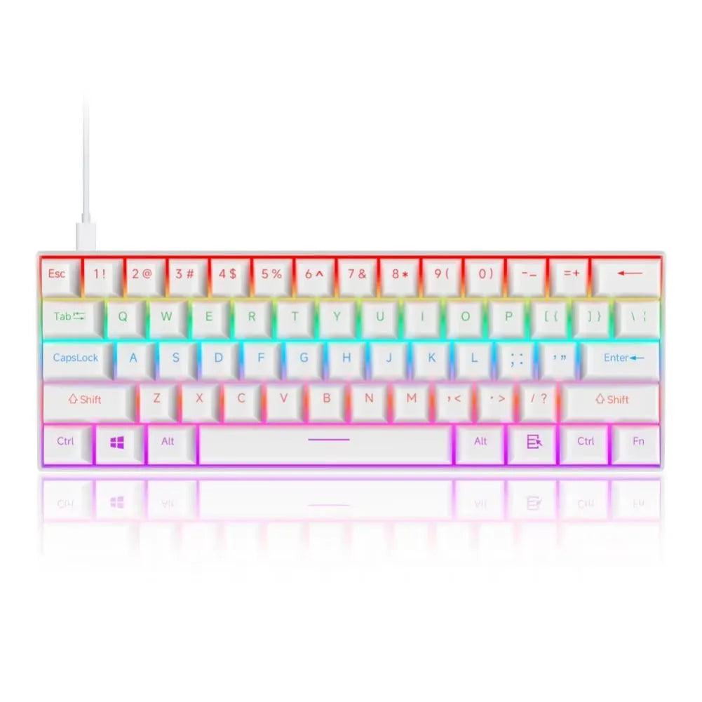 Clavier Mecanique RGB de couleur Blanc