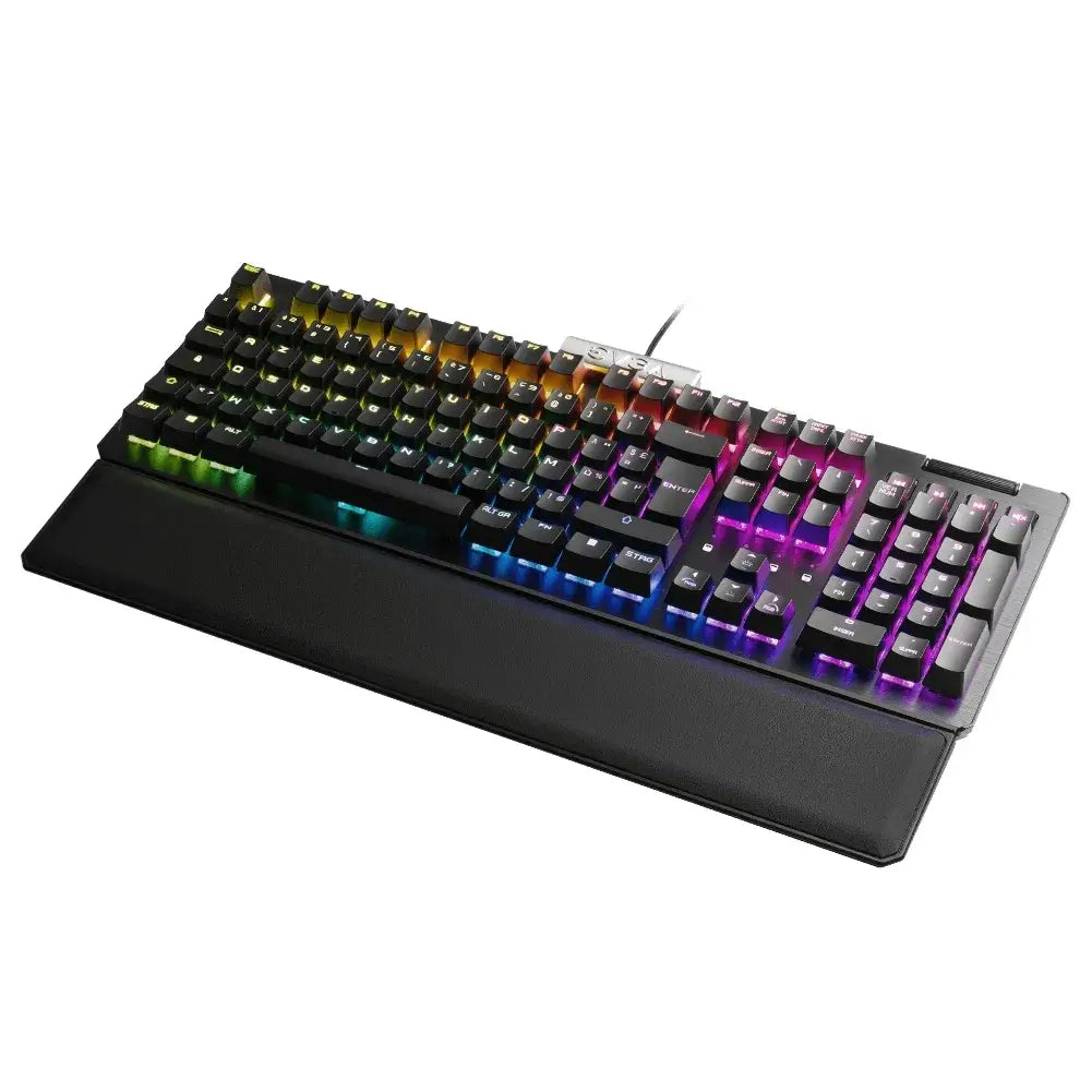 Configuration gaming avec clavier EVGA Z15 branché