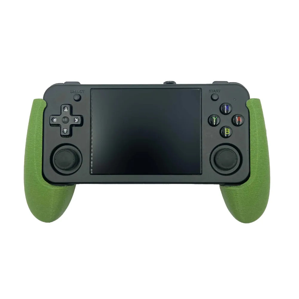 Grip pour console portable RG35XX H avec revêtement anti-glisse et ergonomique pour un confort de jeu optimal.