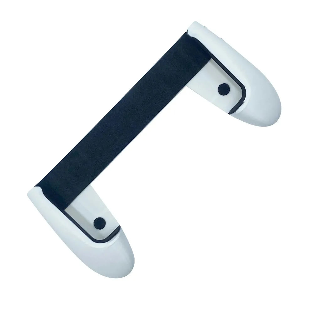 Grip pour console portable RG35XX H avec revêtement anti-glisse et molette douce pour un confort optimal.