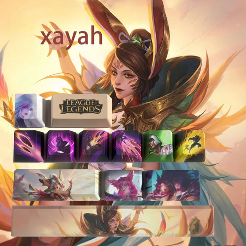 League of Legends Xayah Keycaps – Design und Langlebigkeit