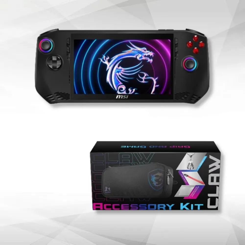 Vue avant de la console portable MSI Claw A1M-042FR