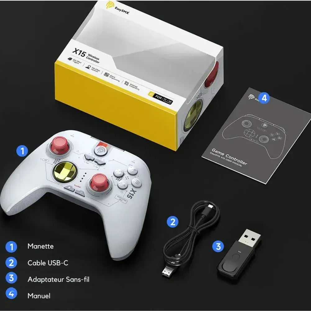 Manette X15 Starfield compatible Switch, PC et Android
