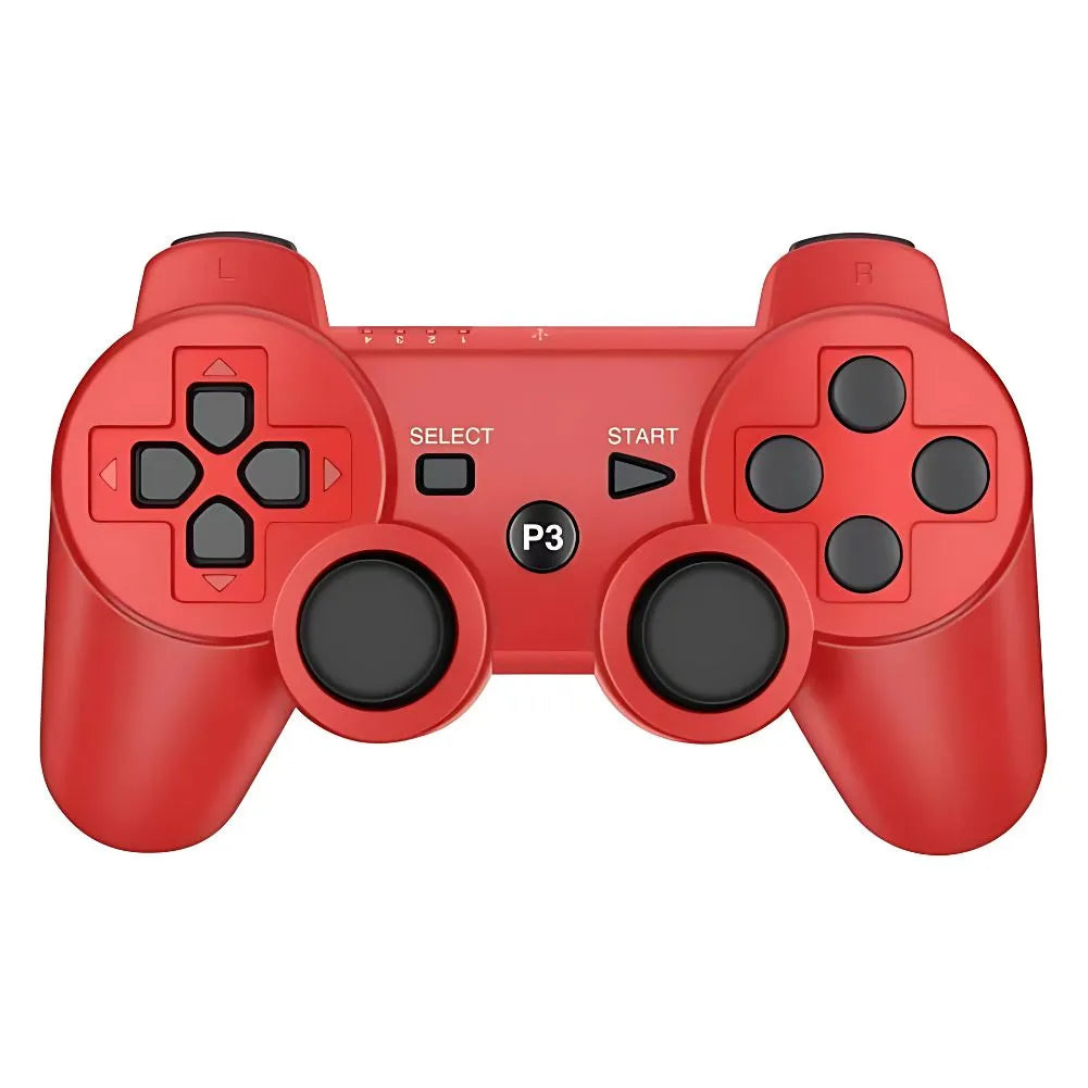 Manette PS3 de couleur rouge
