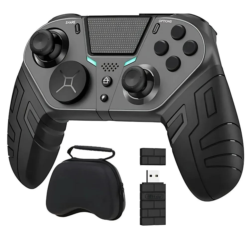 Manette PS4 avec Adaptateur et Sacoche