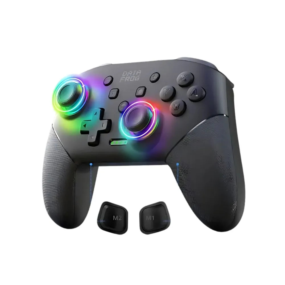 Manette Switch RGB Sans-fil de couleur Noir