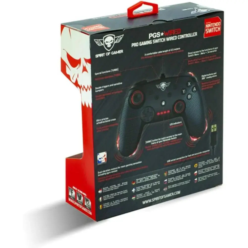 Boite Manette filaire pour Nintendo Switch Spirit of gamer