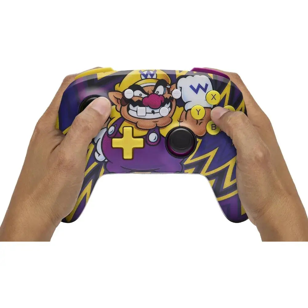 Manette sans fil Wario pour console switch et pc prise en main
