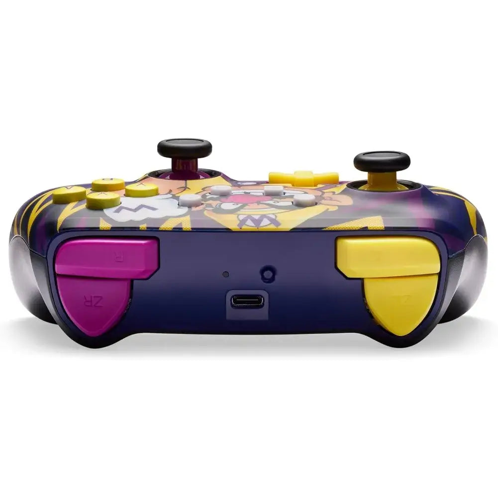 Manette sans fil Wario pour console switch et pc vu des gachettes