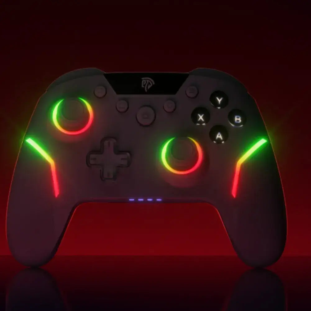 Manette EasySMX X20 avec joysticks RGB allumés