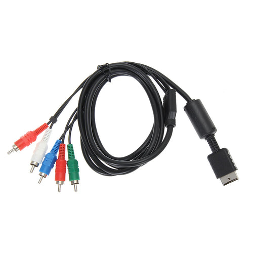 YPbPr-Komponentenkabel für PS2 und PS3 — 5 Cinch, 1,8 m