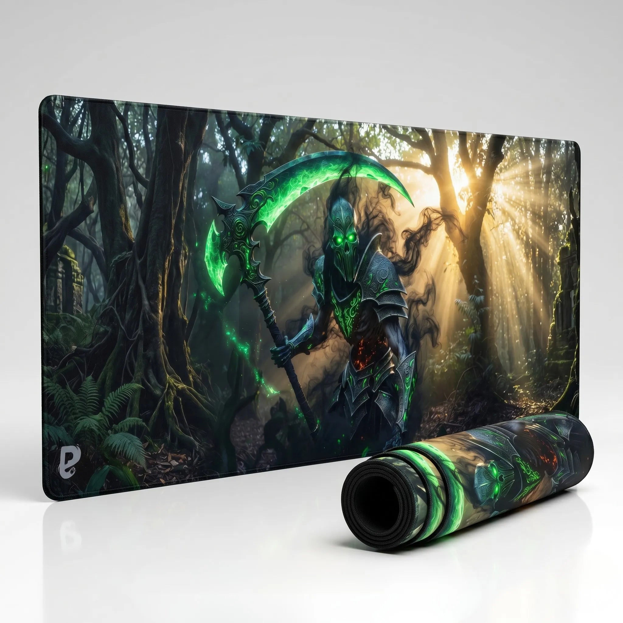 Tapis de souris Gamer Faucheur Vert | PopMyPad | 900x400mm | 3mm | Précision incroyable