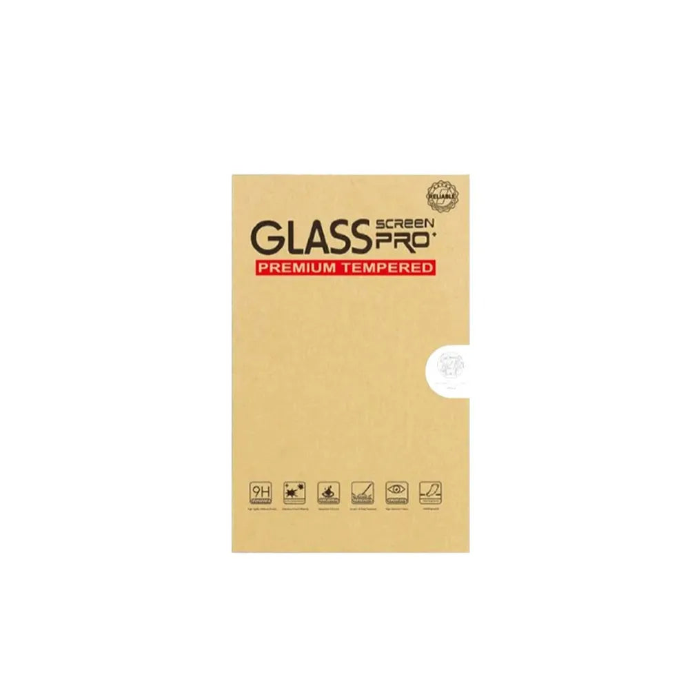 Emballage de verre trempé premium pour écran, modèle Glass Pro avec protection anti-choc.
