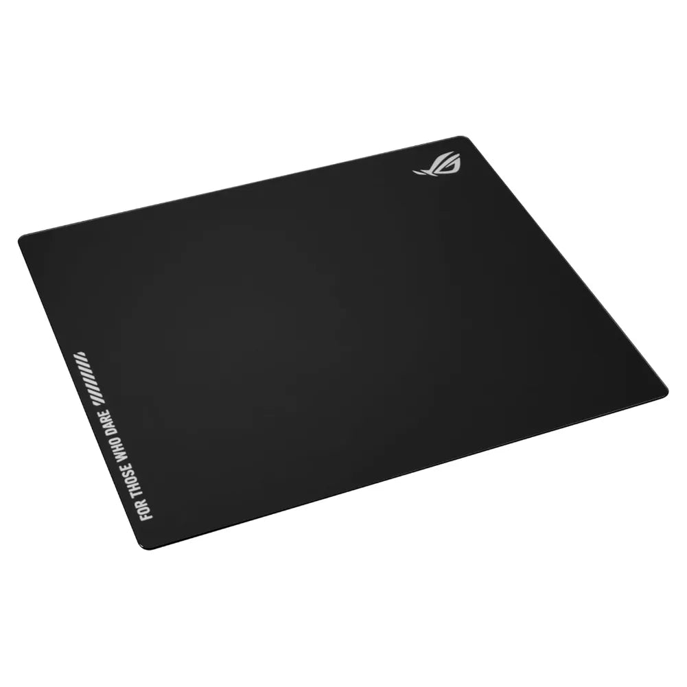 ROG Moonstone Ace L Noir gaming mouse pad with ultra-smooth surface and anti-slip base for pro gaming performance.