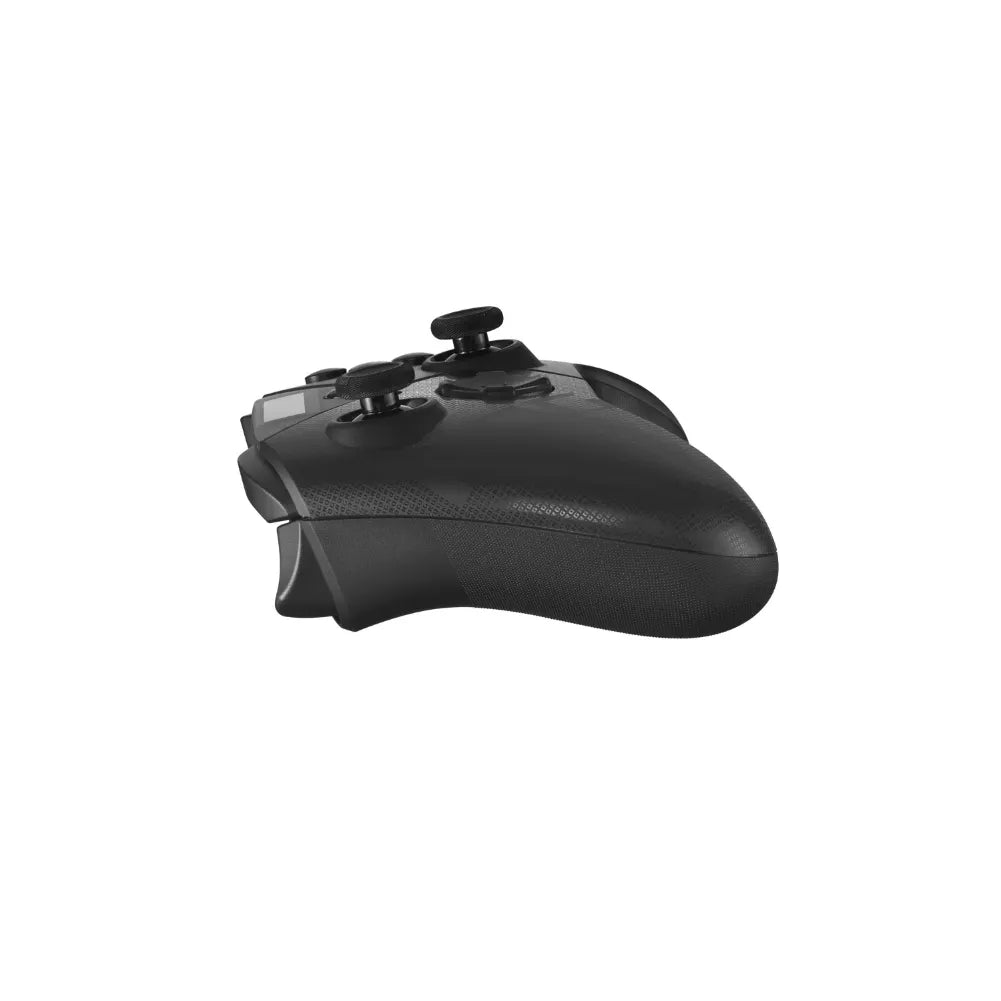 Manette ROG Raikiri vue de côté, design ergonomique pour un contrôle précis sur PC et Xbox.