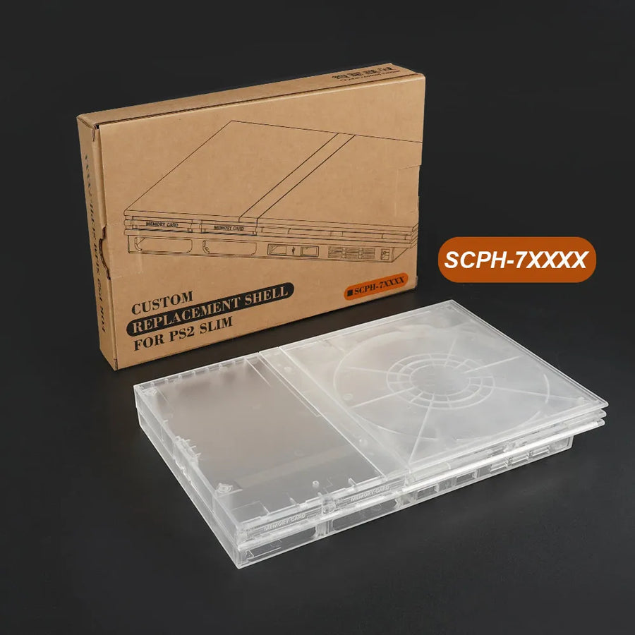 Translucent shell for PS2 Slim, SCPH-7xxxx translucent white — image 15