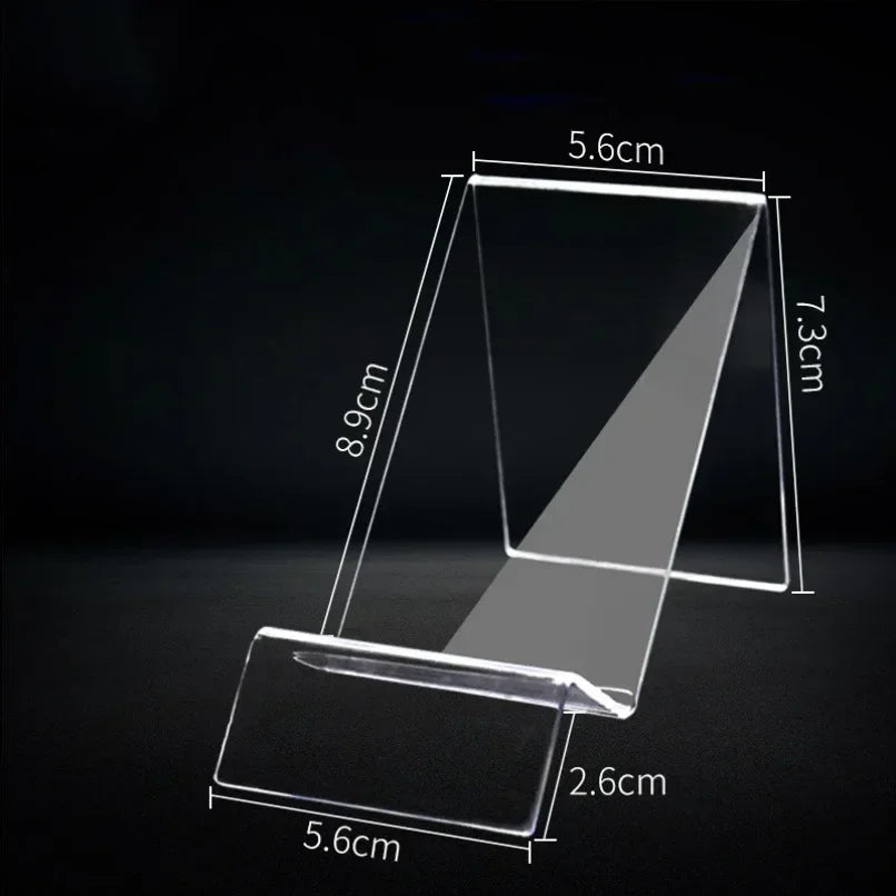 Support d'affichage en acrylique transparent à angle réglable pour console portable rétro — Modèle 3 / Lot 1