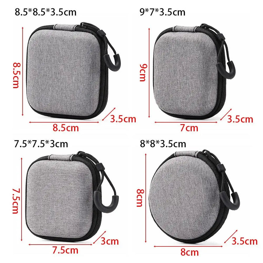 Étui de transport zippé pour console portable rétro, câbles et cartes microSD — visuel 5