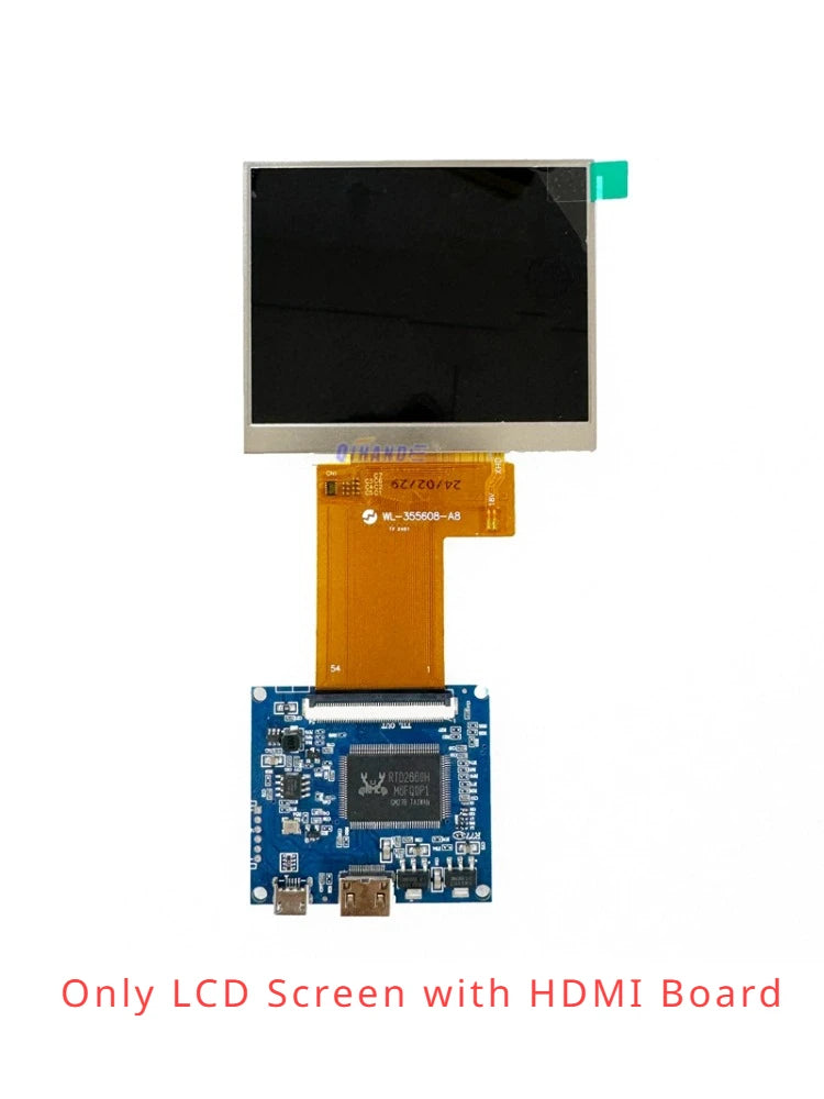 RG35XX-IPS-Bildschirm mit Mini-HDMI-Treiberplatine