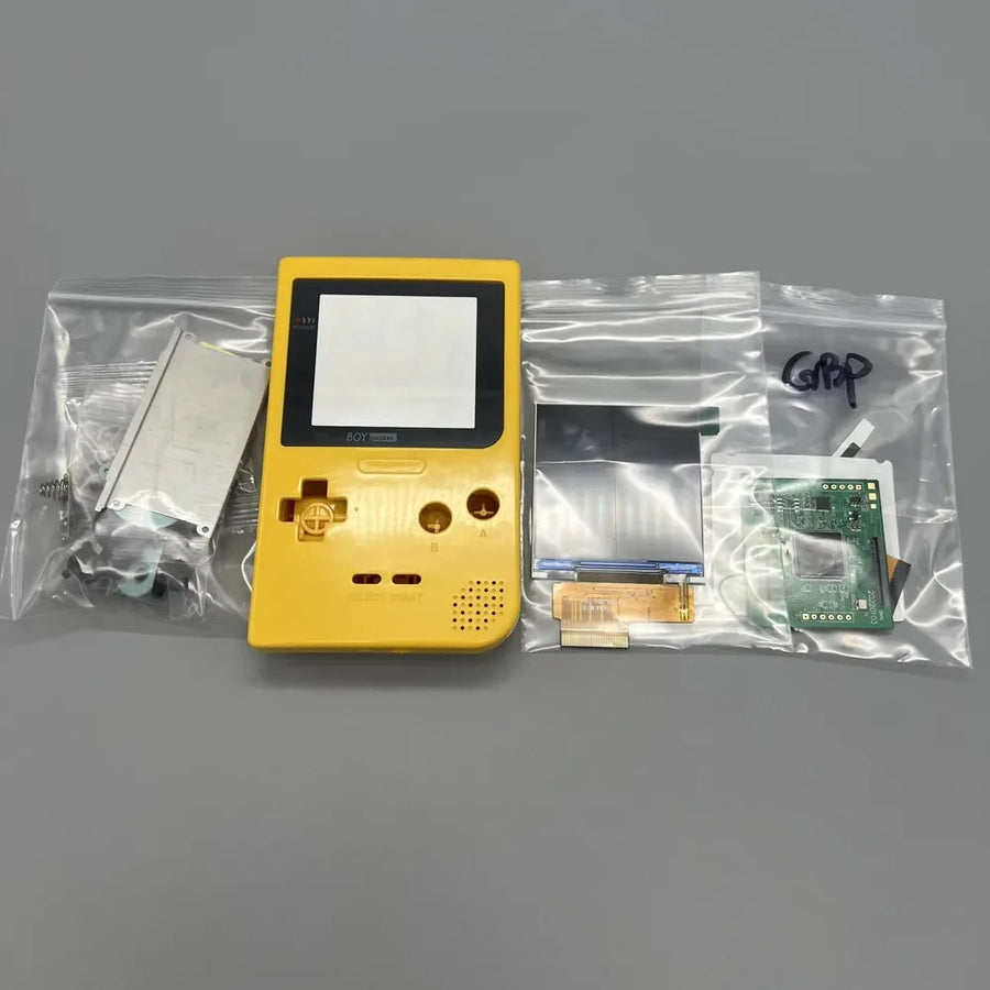 2.6" IPS screen for Game Boy Pocket with shell, yellow colour — image 25