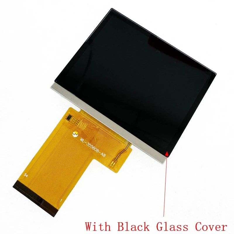 RG35XX-IPS-Bildschirm mit schwarzem Glas