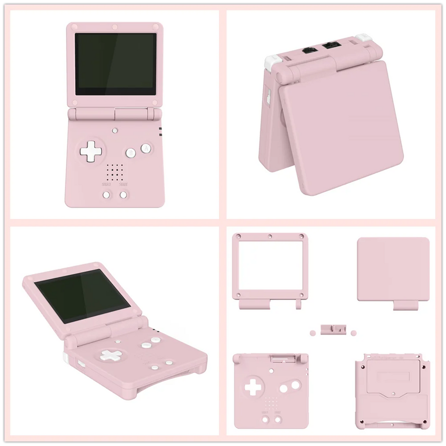 Coque de remplacement complète eXtremeRate pour Game Boy Advance SP, compatible écran IPS sans découpe — visuel 13