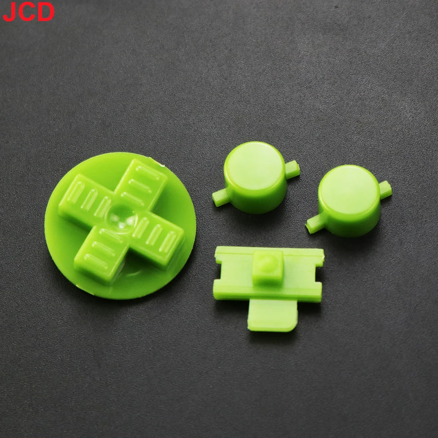 Kit de boutons A/B et croix directionnelle de remplacement pour Game Boy classique — Vert