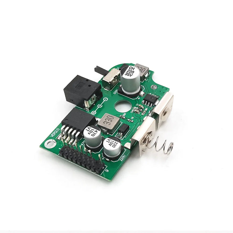 Game Gear power board with soldered components