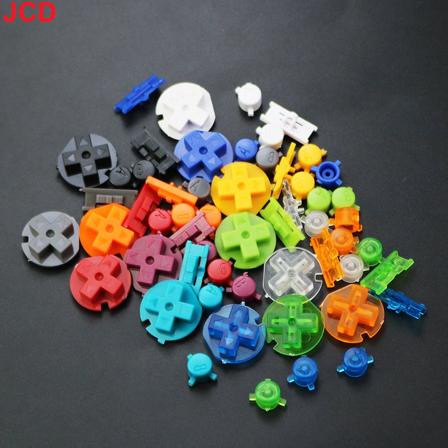 Jeu de boutons de remplacement pour Game Boy Color : A, B, croix directionnelle, Start et Select — visuel 10