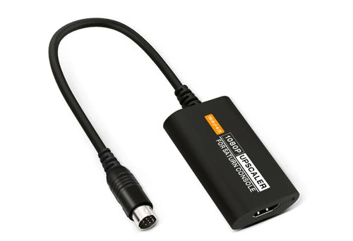 HDMI converter for Saturn — S-Video input, 4:3 or 16:9 format