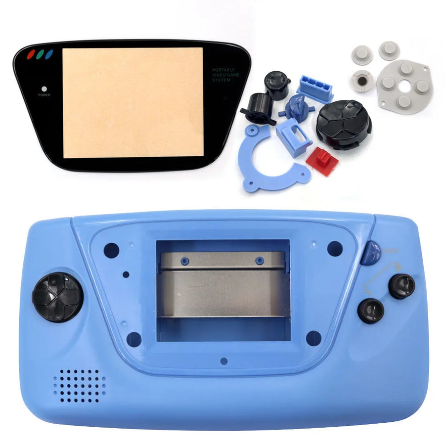 Komplettgehäuse Game Gear Hispeedido, Blau — Bild 7