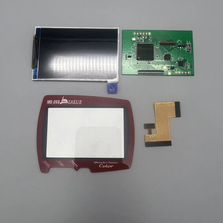 IPS-Display-Kit für WonderSwan Color, mit rotem Glas — Bild 22