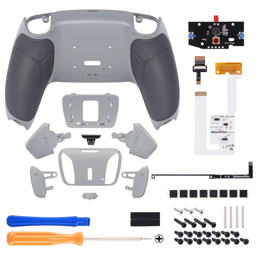 eXtremeRate RISE4 V3 Kit für PS5-Controller, Farbe Grau Soft-Touch — Bild 33