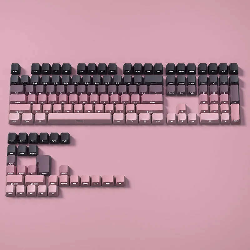 Jeu de keycaps PBT double injection, profil OEM, impression sur la face avant, clavier MX — Mûre