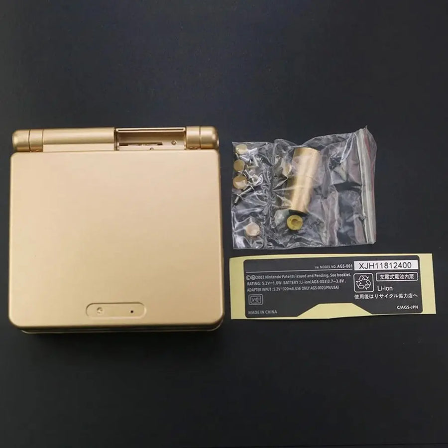 Kit de coque de remplacement complet pour Game Boy Advance SP, avec jeu de boutons et visserie — visuel 8