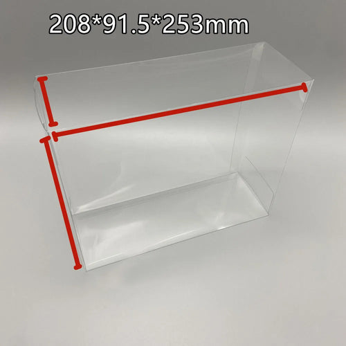 Transparente Schutzhülle für japanische Game-Gear-Spielverpackung — PET 208 × 91,5 mm