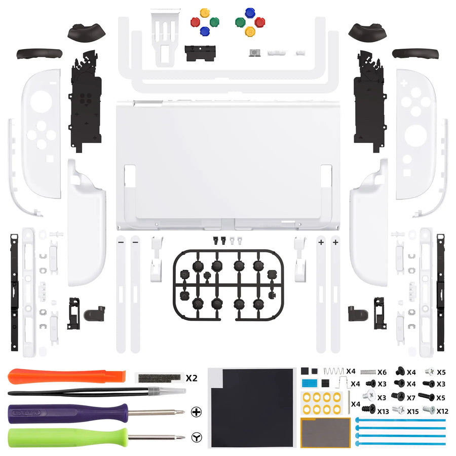 eXtremeRate shell with buttons for Joy-Con 2, White — image 31
