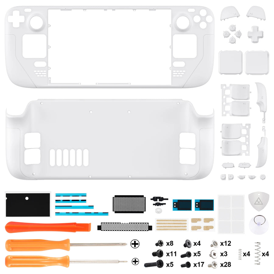 eXtremeRate full shell for Steam Deck LCD, white — image 36