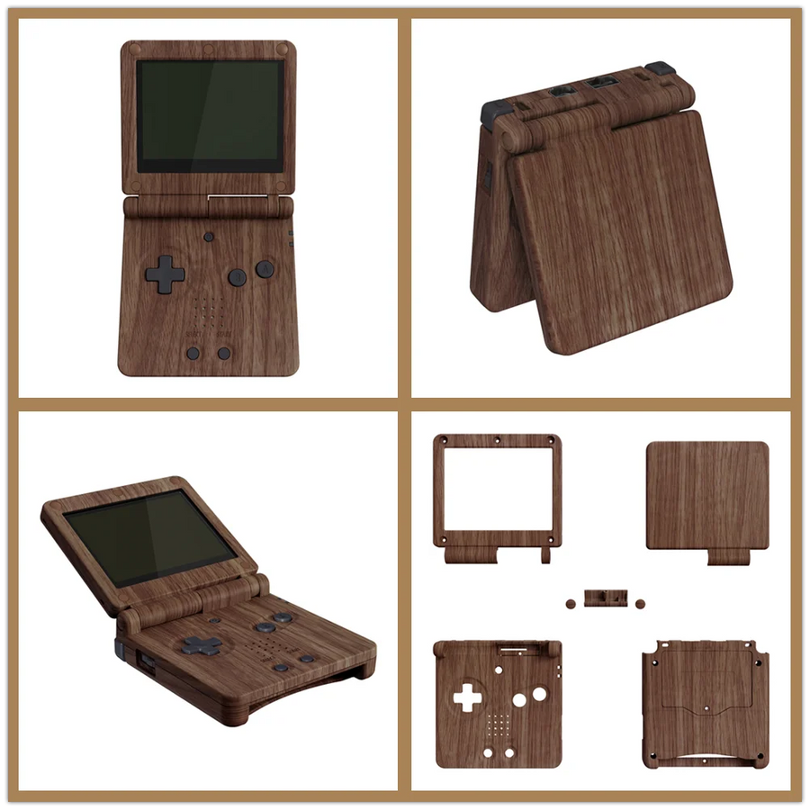 Coque de remplacement complète eXtremeRate pour Game Boy Advance SP, compatible écran IPS sans découpe — visuel 18