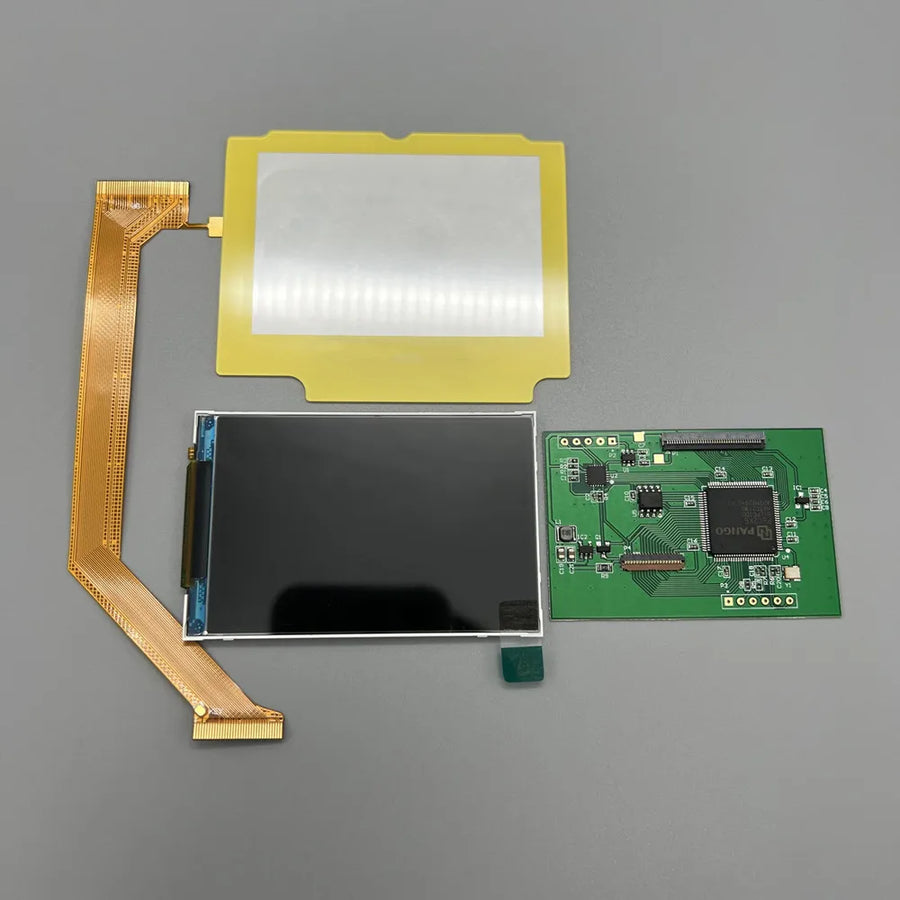 Écran IPS 3 pouces de remplacement pour Game Boy Advance SP — Écran 3,0 pouces SP jaune