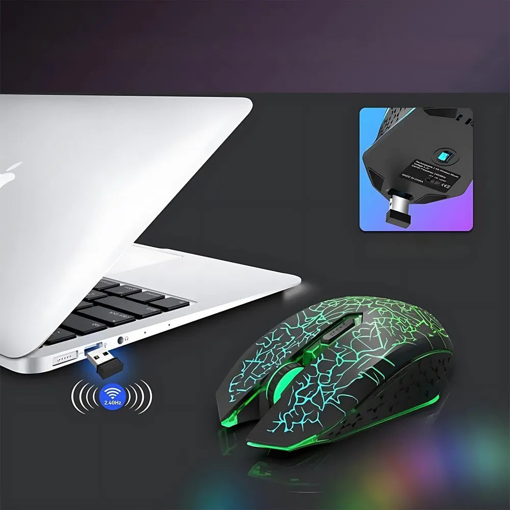 Souris Gamer Sans-Fil Led 3