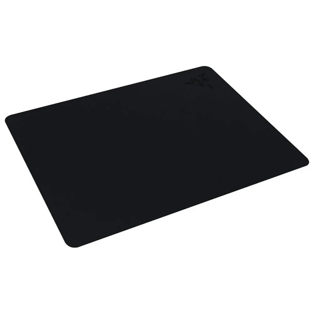 Razer Goliathus Mobile Stealth gaming mouse pad in sleek black, compact design for on-the-go gamers.