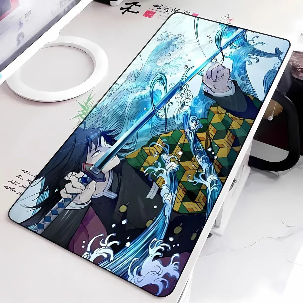 Tapis de souris XXL - Demon Slayer Blanc