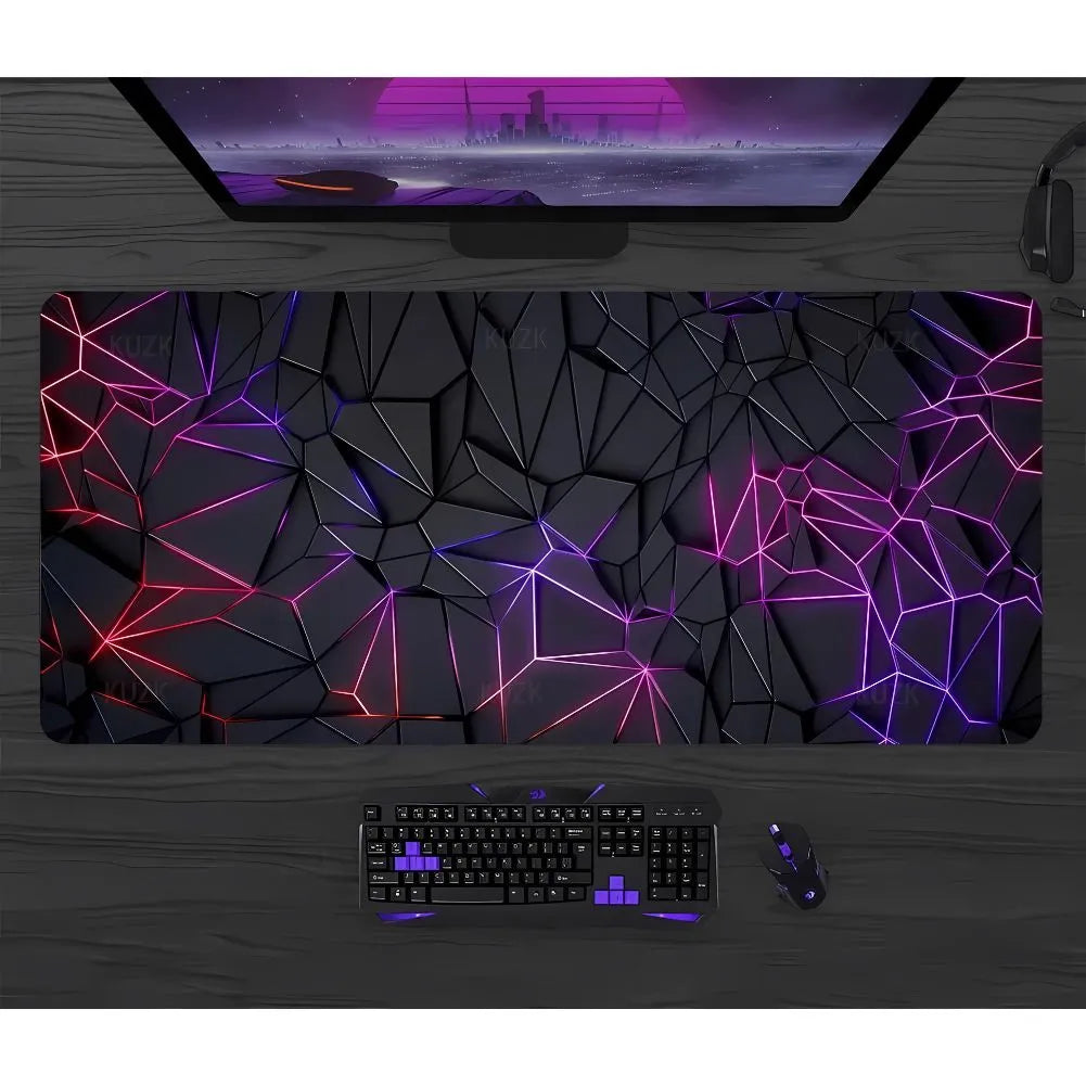 Tapis de souris XXL Dimension Effet Lumiere Violet